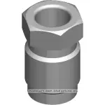 11571146 - : Brake Pressure Modulator Valve Pipe Nut for GM Image