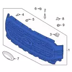 ML3Z8200PA - : Grille Assembly Radiator for Ford: F-150 Image
