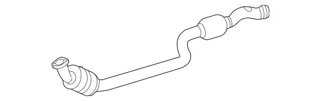 2124902947 - : Exhaust Gas Line for Mercedes-Benz: E550 Image
