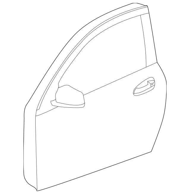 2047200005 - : Driver Door for Mercedes-Benz: C250, C350, C63 AMG Image