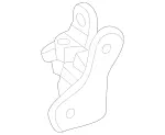 1667200237 - : Hinge for Mercedes-Benz: GL350, GL450, GL550, GL63 AMG, GLE300d, GLE350, GLE400, GLE550e, GLE63 AMG, GLS350d, GLS450, GLS550, GLS63 AMG, ML250, ML350, ML400, ML550, ML63 AMG Image