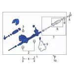 BB5Z3504FE - Steering: Steering Gear for Ford: Explorer Image