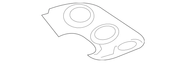 9068311196 - Body: Rear Panel Insulation for Mercedes-Benz: Sprinter 2500, Sprinter 3500 Image image