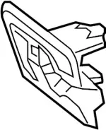 284524GA5B - Body: Retainer for INFINITI: Q50, QX80 Image