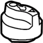 15255HG00C - : Filler Cap for INFINITI: Q50, Q60, QX30 Image