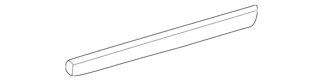 1636900362 - Body: Side Molding for Mercedes-Benz Image