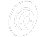 1664230600 - : Brake Disc, Vented for Mercedes-Benz Image