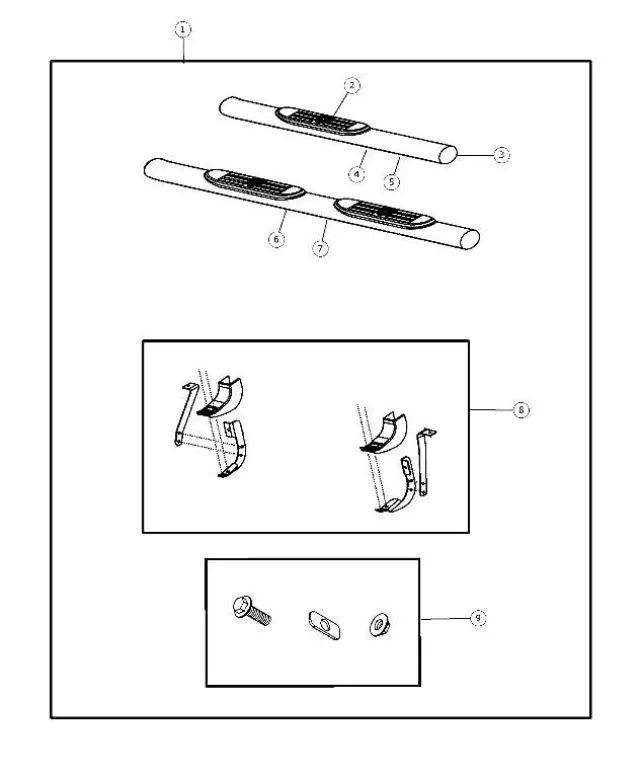 68048830AA - : Right Side Step, Right Side for Mopar Image