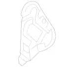 2057208606 - Driver Door: Seal, Driver Door for Mercedes-Benz Image