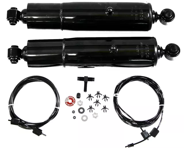 504554 - Suspension: Rear Shock Absorber for Cadillac: Escalade | Chevrolet: Avalanche, Avalanche 1500, Avalanche 2500, Colorado, Silverado 1500, Silverado 1500 Classic, Silverado 1500 LD, Suburban, Suburban 1500, Suburban 2500, Tahoe | Dodge: Ram 1500, Ram 2500, Ram 3500 | GMC: Canyon, Sierra 1500, Sierra 1500 Classic, Sierra 1500 Limited, Yukon, Yukon XL, Yukon XL 1500, Yukon XL 2500 | Jeep: Gladiator | Nissan: TITAN Image