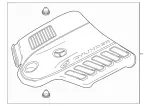 2560100403 - : Engine Cover for Mercedes-Benz: AMG GT 43, AMG GT 53, CLS53 AMG, E53 AMG Image