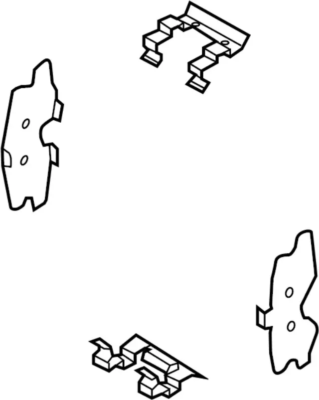 D10803JA0A - Brakes: Hardware Kit for INFINITI: JX35, QX60 Image