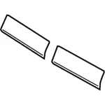 GR3Z6320000AG - Body: Stripe Tape for Ford: Mustang Image