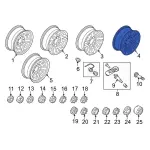 LC3Z1007A - Suspension: Wheel for Ford Image