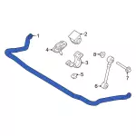 LC3Z5482A - Suspension: Stabilizer Bar for Ford Image