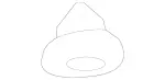 9982985 - Body: Division Bar Nut for Mercedes-Benz Image
