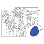 PC3Z2C026E - Brakes: Rotor for Ford Image