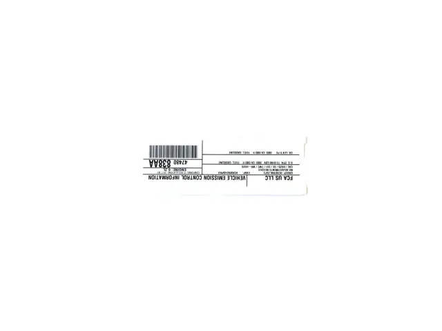 47480838AA - Labels: Veci Label Label for Mopar Image