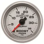 4904 - : GAUGE, BOOST, 2 1/16", 35PSI, MECHANICAL, ULTRA-LITE II for AutoMeter Image