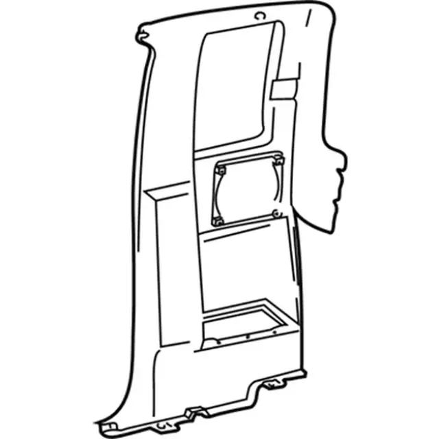 F87Z1331013BAE - Body: Quarter Trim Panel for Ford Image