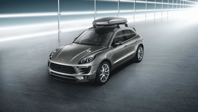 Roof Box 320 - Platinum Look - Porsche (958-044-000-26)