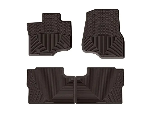 W345COW586CO - : Cocoa All Weather Floor Mats for WeatherTech Image