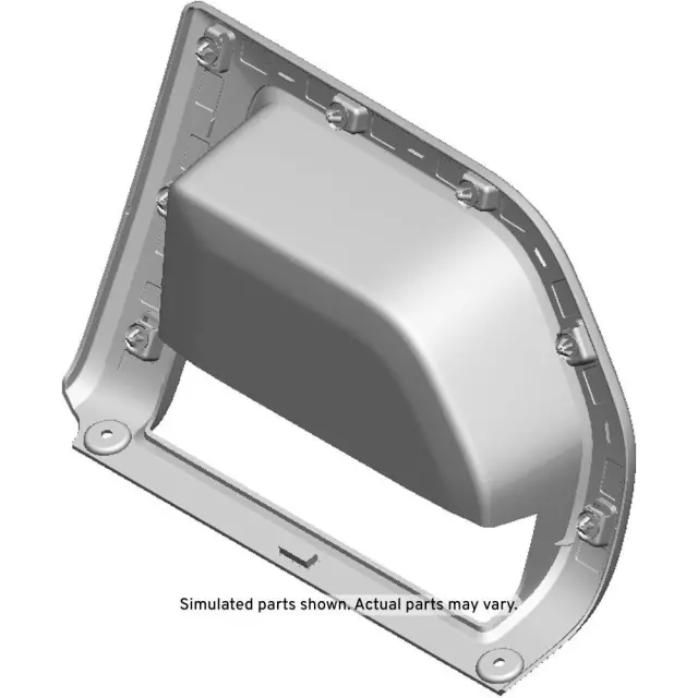84721917 - Body: Bezel for Chevrolet: Silverado 2500 HD, Silverado 3500 HD | GMC: Sierra 2500 HD, Sierra 3500 HD Image