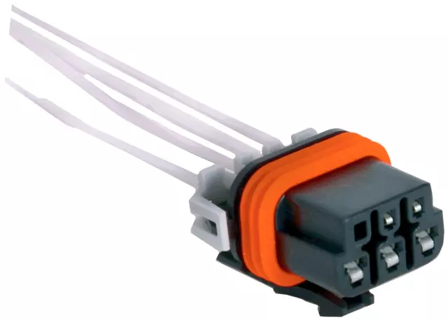 88988741 - : Black Multi-Purpose Pigtail for Cadillac: Escalade, Escalade EXT | Chevrolet: Avalanche 1500, Avalanche 2500, Silverado 1500, Silverado 1500 HD, Silverado 2500, Silverado 2500 HD, Silverado 3500, Suburban 1500, Suburban 2500, Tahoe | GMC: Sierra 1500, Sierra 1500 HD, Sierra 2500, Sierra 2500 HD, Sierra 3500, Yukon, Yukon XL 1500, Yukon XL 2500 Image