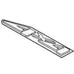 5C3Z8425622EAB - Body: Decal for Ford: F-250 Super Duty, F-350 Super Duty, F-450 Super Duty, F-550 Super Duty Image