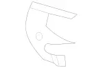 2308852214 - Attachment Parts: Attachment Angle Bracket for Mercedes-Benz: SL400, SL450, SL500, SL55 AMG, SL550, SL600, SL63 AMG, SL65 AMG Image