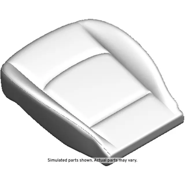 Jet Black Front Passenger Side Seat Cushion Cover - GM (84308500)
