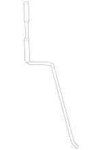9067601140 - Body: Lock Rod for Mercedes-Benz Image