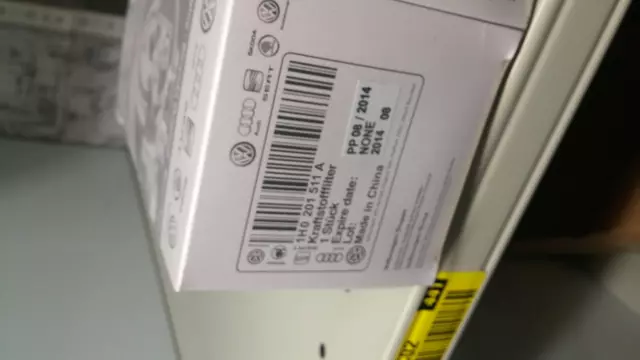 1H0201511A - Maintenance &amp; Lubrication: Fuel Filter for Volkswagen: Beetle, Cabrio, Cabriolet, Corrado, EuroVan, Fox, Golf, Jetta, Passat, Phaeton, Vanagon Image