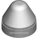13328639 - : Deck Lid Outside Handle Stud Cap for GM Image