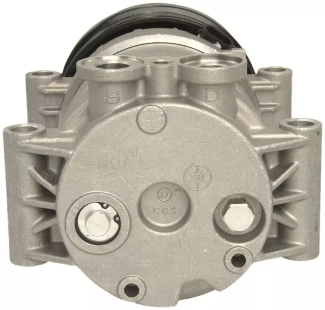 1522124A - HVAC: Air Conditioning Compressor for Cadillac: Escalade | Chevrolet: Blazer, C1500, C2500, C3500, K1500 Pickup, K2500 Pickup, K3500 Pickup, P30, S10, Suburban 1500, Suburban C1500, Suburban C2500, Suburban K1500, Suburban K2500, Tahoe | GMC: C1500 Pickup, C2500 Pickup, C3500 Pickup, Jimmy, K1500 Pickup, K2500 Pickup, K3500 Pickup, P3500, Sonoma, Suburban C1500, Suburban C2500, Suburban K1500, Suburban K2500, Yukon | Isuzu: Hombre | Oldsmobile: Bravada Image