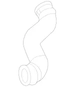 2215011691 - : Coolant Hose for Mercedes-Benz: CL550, CL63 AMG, S500, S550 Image