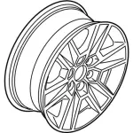 FL3Z1007K - : Wheel, Alloy for Ford: F-150 Image