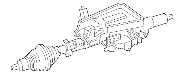 2544601100 - : Steering Column for Mercedes-Benz: GLC300, GLC350e, GLC43 AMG, GLC63 AMG S E Performance Image