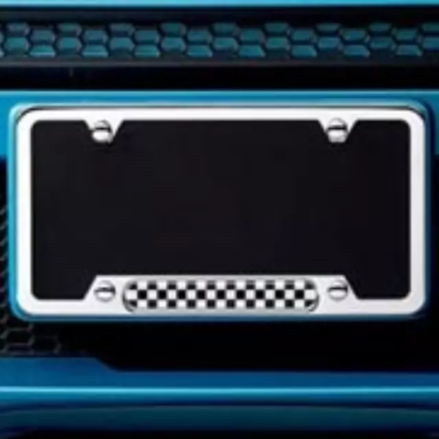 51805A5CFA1 - Exterior: License Plate Frame, Stainless Steel for Mini: Cooper, Cooper Clubman, Cooper Countryman Image