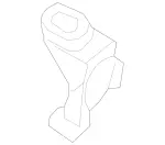 2468300302 - : Holder for Mercedes-Benz: B Electric Drive, B250e, CLA250, GLA250 Image