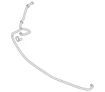 2318602492 - Windshield Washer, Emergency Equipmt: Hose Line for Mercedes-Benz Image