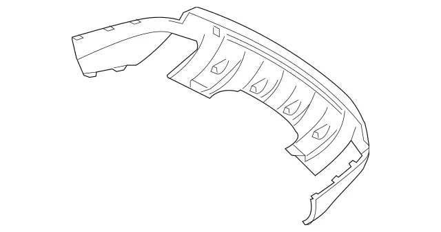 16488555259999 - Body: Lower Cover for Mercedes-Benz Image