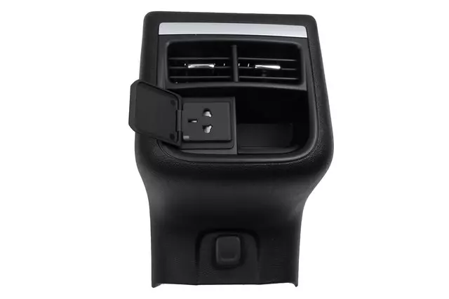 Jet Black Front Floor Console Rear Trim Panel - GM (22989468)