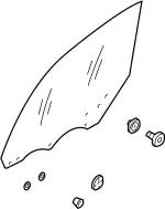 80300AG305 - : Door Glass for Infiniti Image