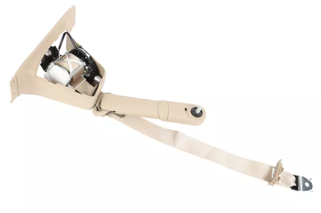 Light Cashmere Driver Seat Belt with Retractor and Pre-Tensioner - GM (19260202)