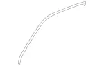 9107270000 - : Upper Weather-Strip for Mercedes-Benz: Sprinter 1500, Sprinter 2500, Sprinter 3500, Sprinter 3500XD, Sprinter 4500 Image