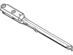 8L2Z17032A - Body: Lug Wrench for Ford: Explorer, Explorer Sport Trac | Lincoln: Aviator | Mercury: Mountaineer Image
