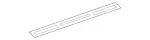 21268609367M39 - : Door Trim Sill Plate Insert for Mercedes-Benz Image
