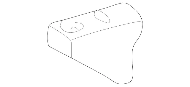 4613104409 - Body: Radiator Bracket for Mercedes-Benz Image