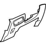 EJ7Z7804459AD - Body: Lower Trim for Lincoln: MKC Image